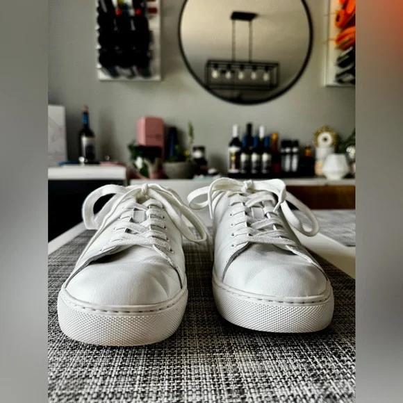 J. Crew Women’s Road Trip Sneakers in classic white, size 9. Style #:BC186 - Picture 5 of 12